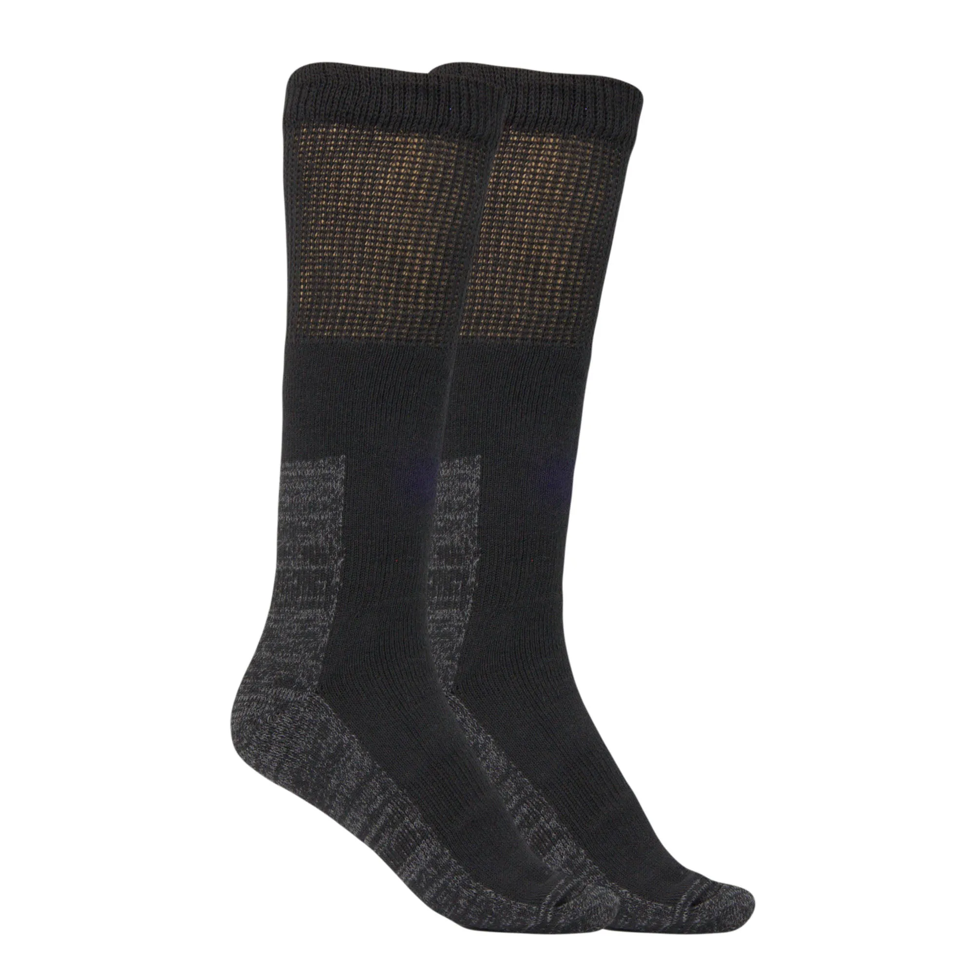 1 Pair Men's Over The Calf Tactical Socks Cushioned Military Boot Socks Size 6-12