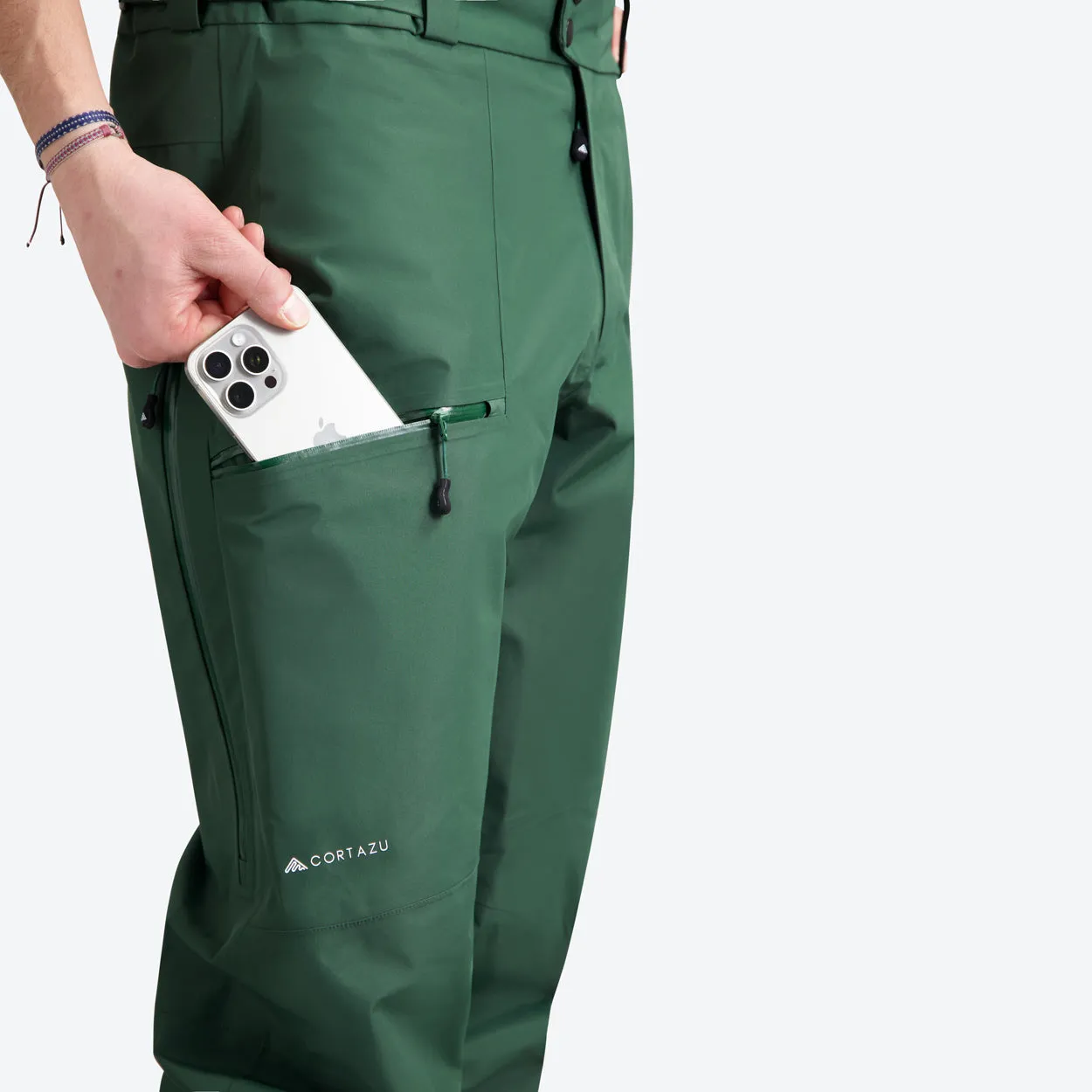 All Weather Shell Pants Dark Green | Men