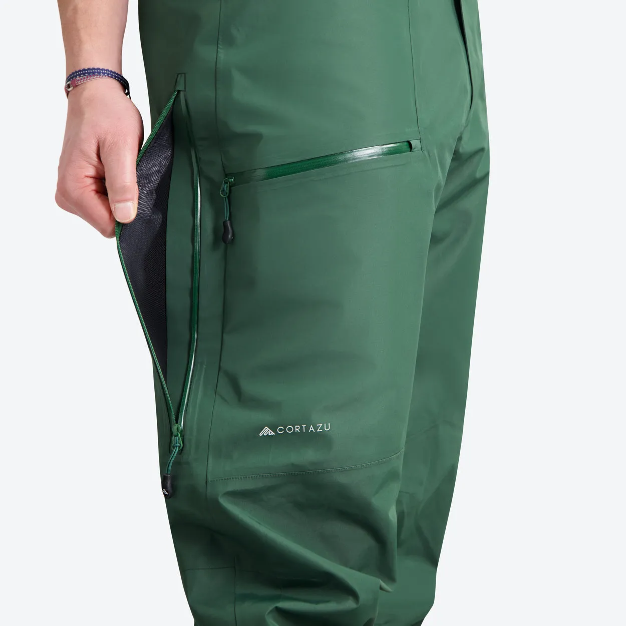 All Weather Shell Pants Dark Green | Men