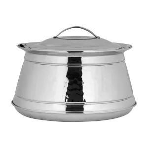 ALMARJAN 3000 ML Harisa Collection Stainless Steel Hot Pot Silver STS0292214