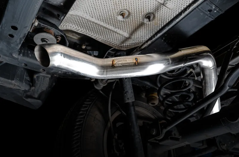 AWE Trail Edition Cat-Back Exhaust (Single Turn-Down Exit): Jeep Gladiator 3.6L V6 2020 - 2024