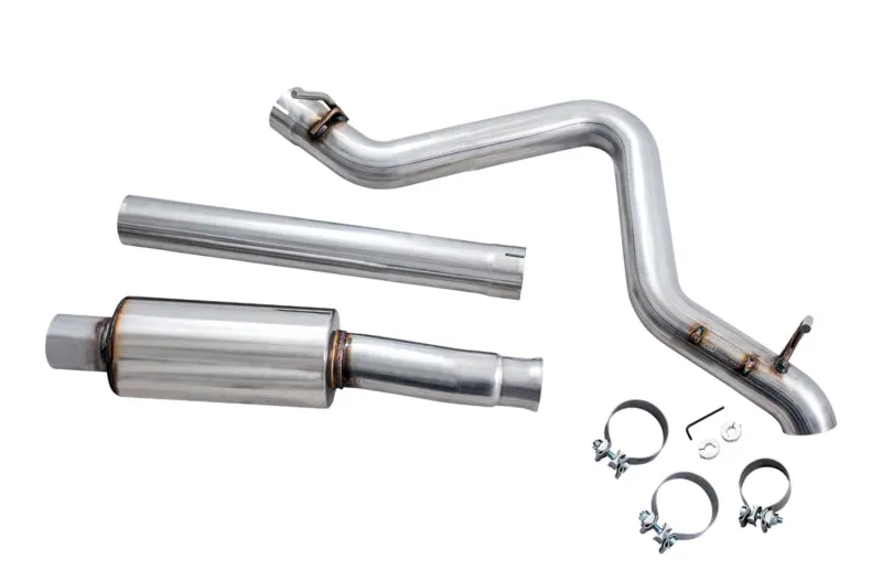 AWE Trail Edition Cat-Back Exhaust (Single Turn-Down Exit): Jeep Gladiator 3.6L V6 2020 - 2024