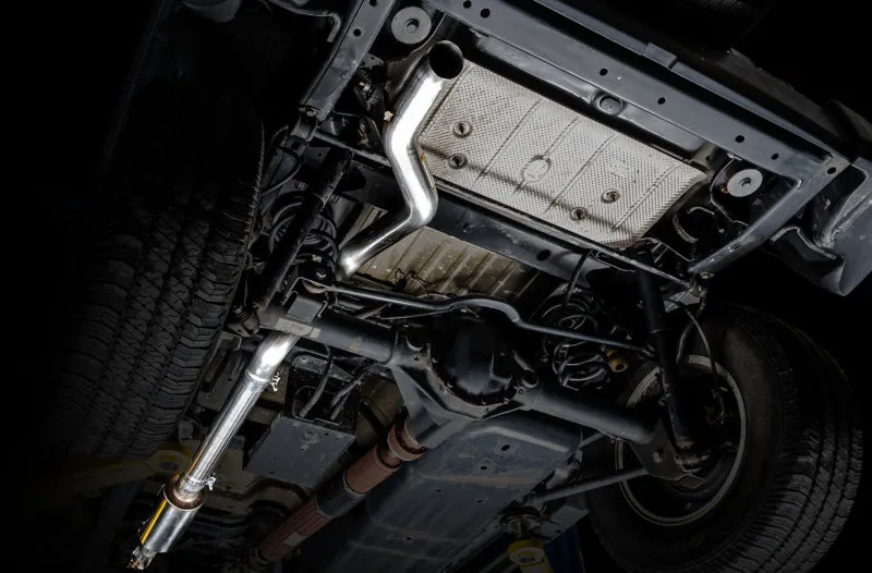 AWE Trail Edition Cat-Back Exhaust (Single Turn-Down Exit): Jeep Gladiator 3.6L V6 2020 - 2024