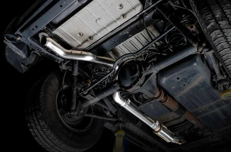 AWE Trail Edition Cat-Back Exhaust (Single Turn-Down Exit): Jeep Gladiator 3.6L V6 2020 - 2024