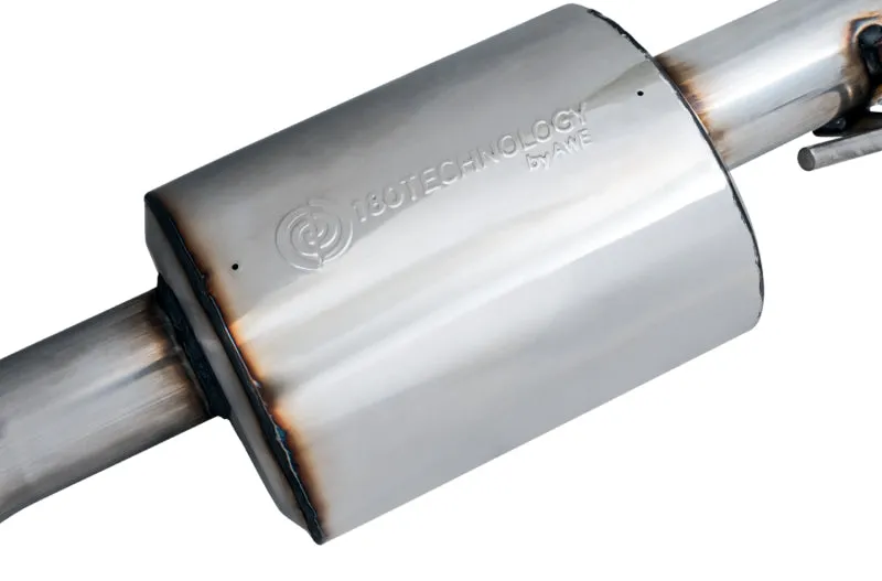 AWE Trail Edition Cat-Back Exhaust (Single Turn-Down Exit): Jeep Gladiator 3.6L V6 2020 - 2024