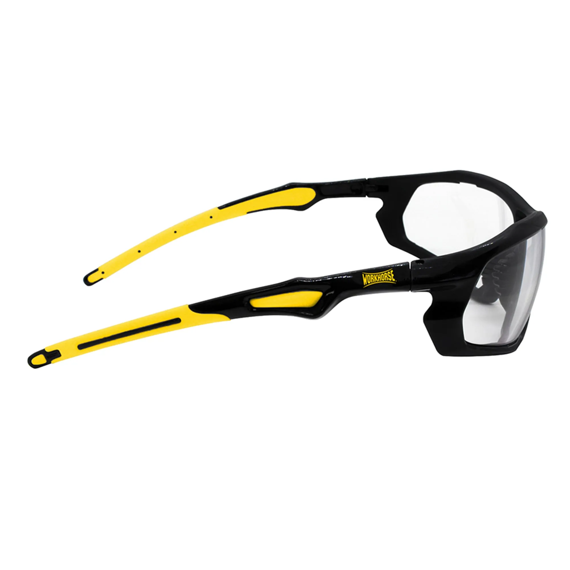 Ballistic Eyewear With Light Weight Nylon Frame, Clear