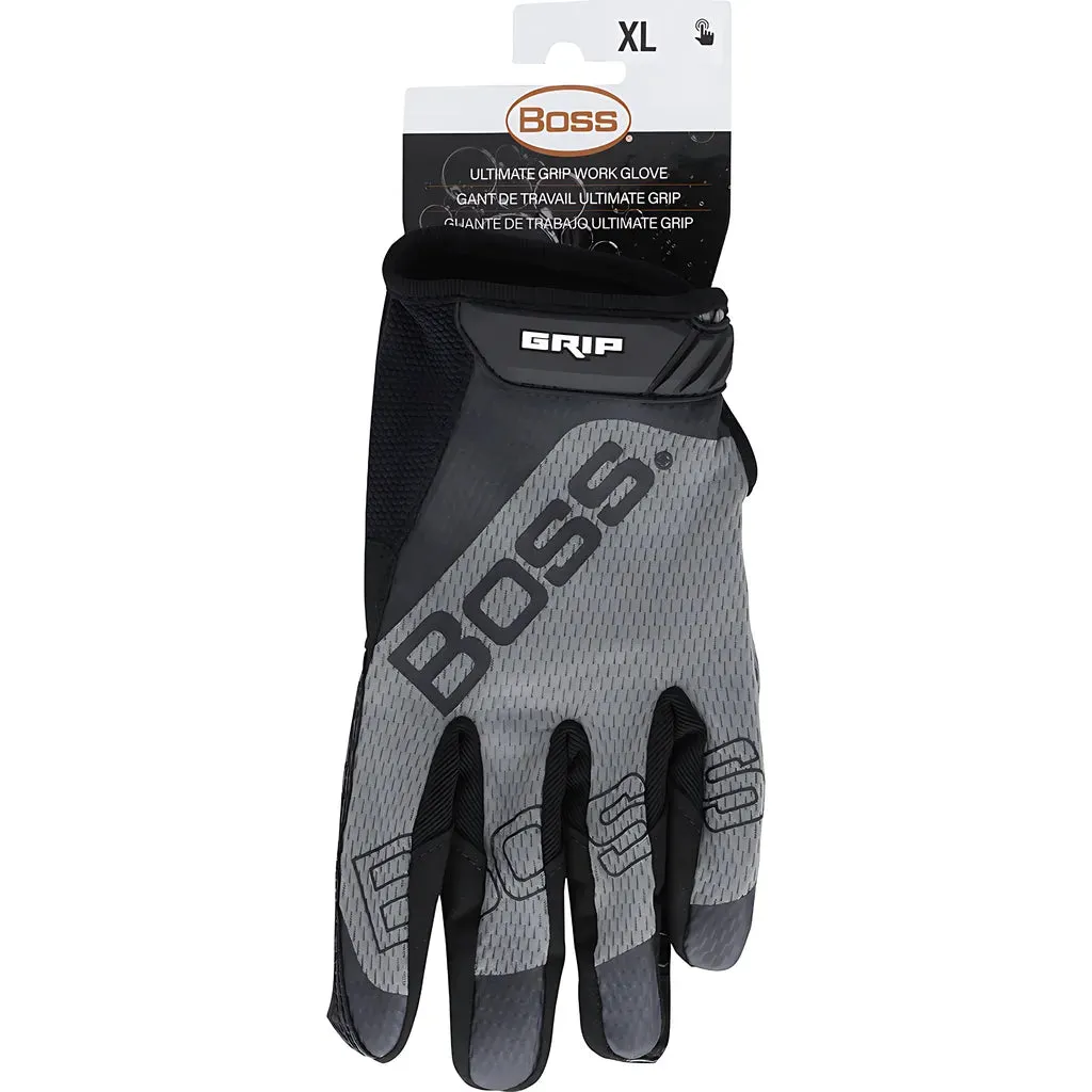 Boss 120-MG1220T/XL Synthetic Microfiber Palm with Silicone Coated Grip and Mesh Fabric Back
