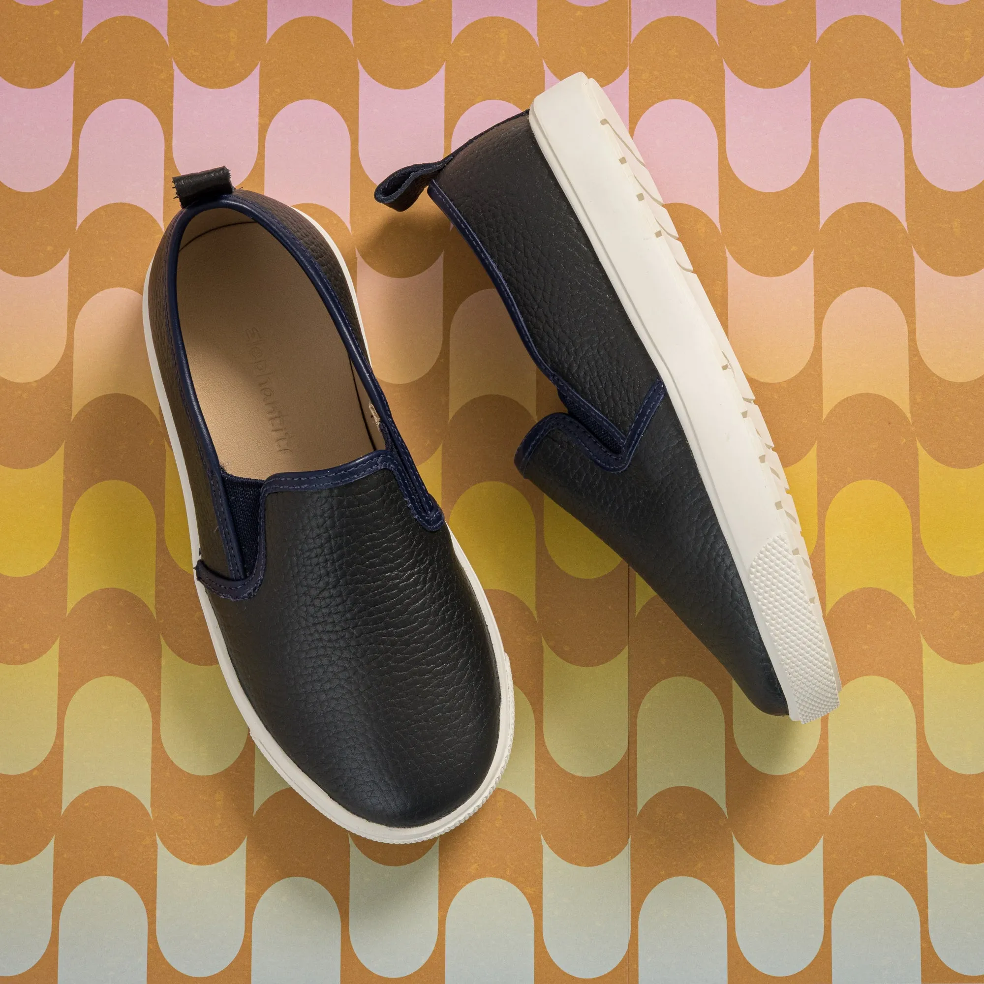 Classic Slip-On Textured Blue