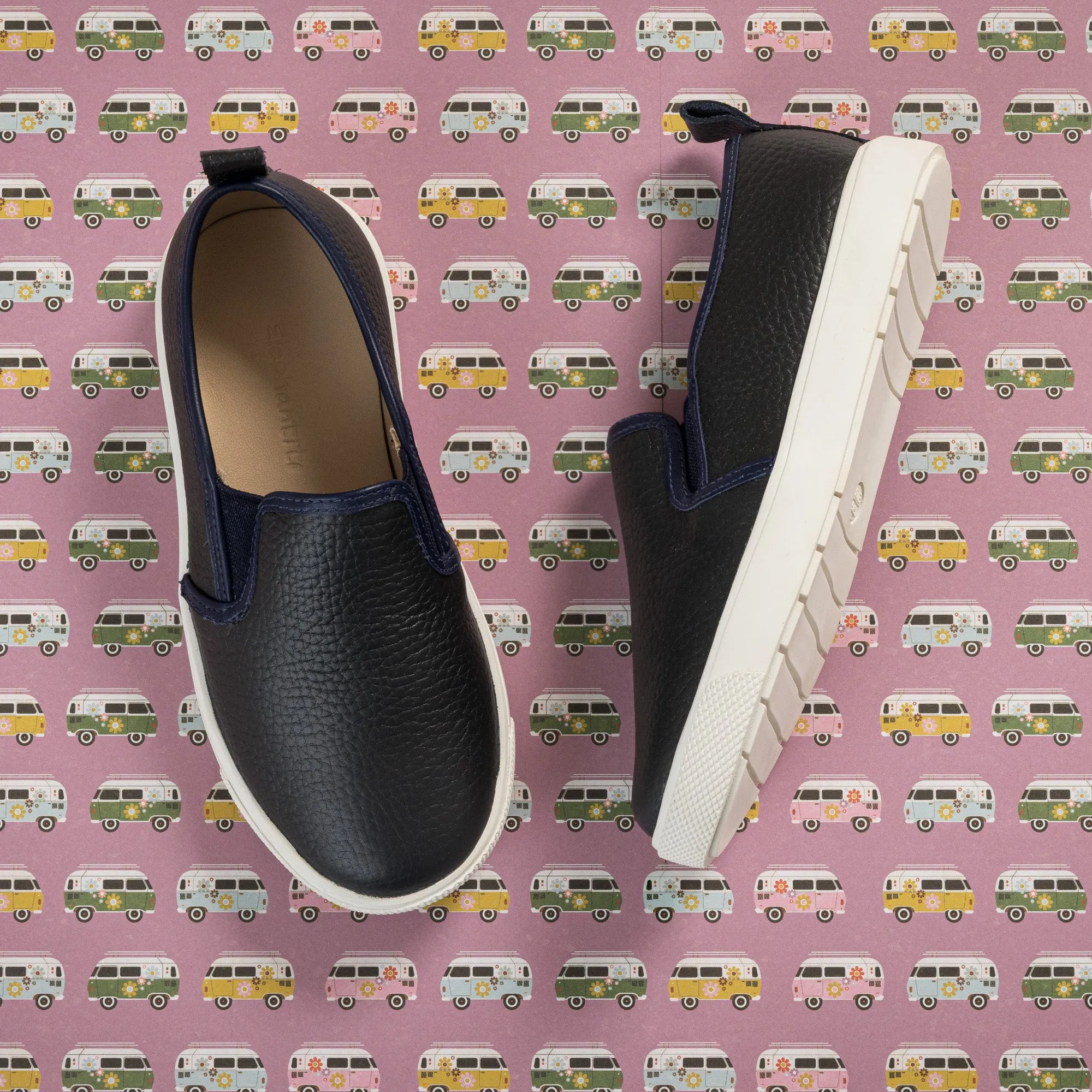 Classic Slip-On Textured Blue