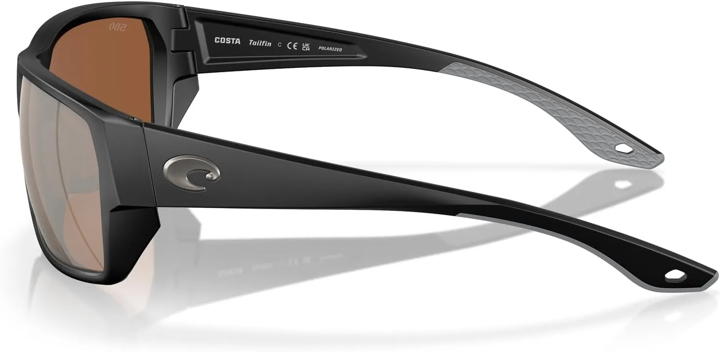 Costa Del Mar Men's Tailfin Rectangular Sunglasses