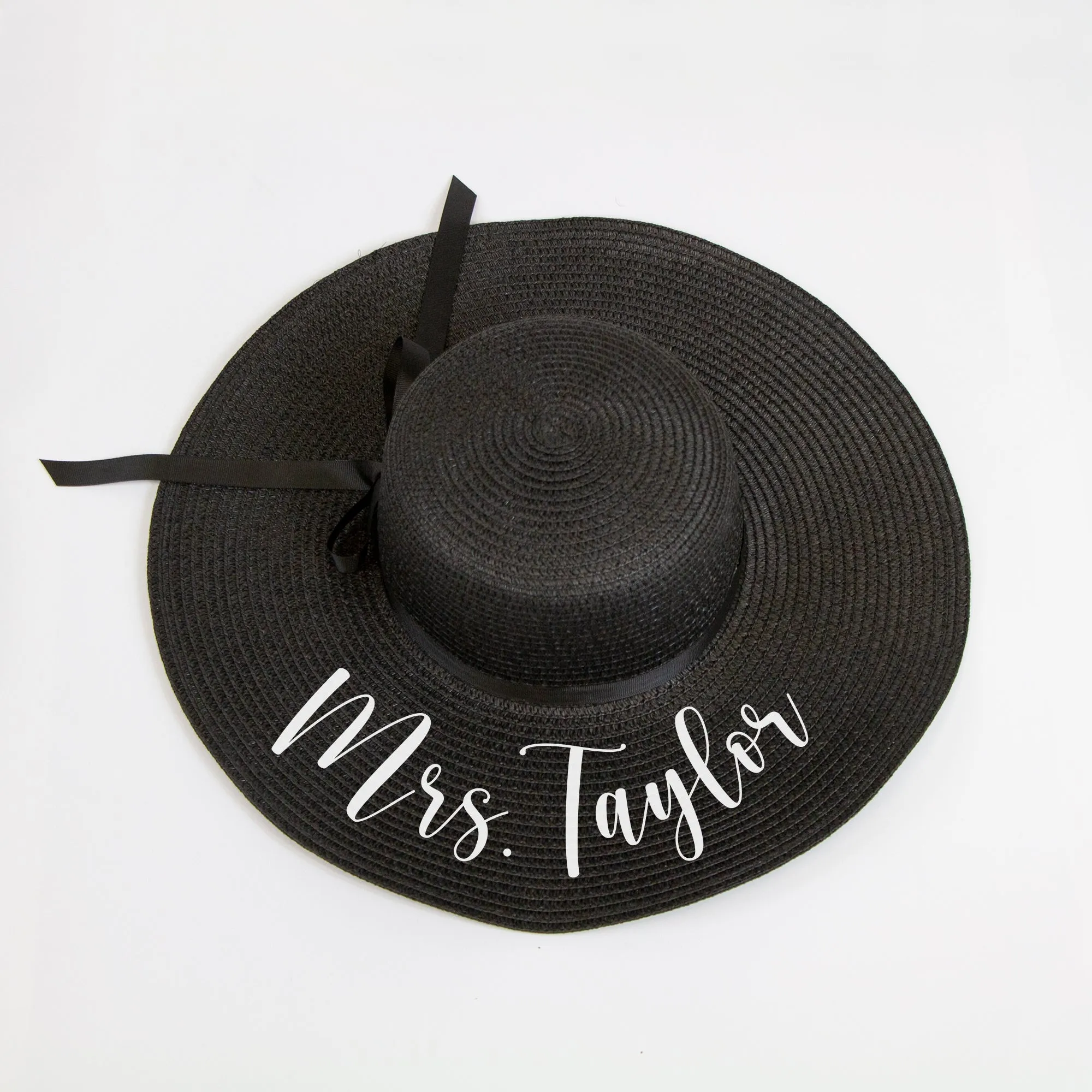 Custom Sun Hat for Brides