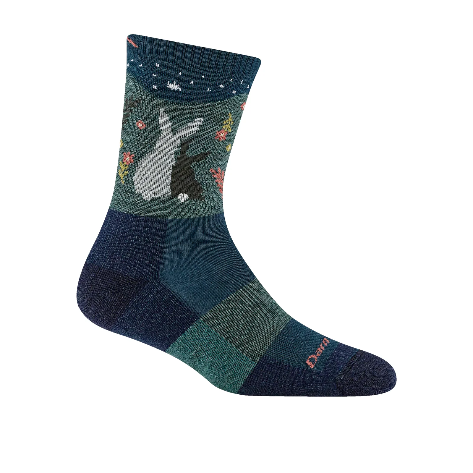 Darn Tough Critter Club Lightweight Cushion Micro Crew Sock (Women) - Eclipse