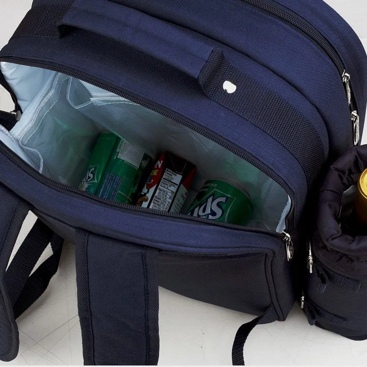 Deluxe Equipped Two-Person Picnic Backpack