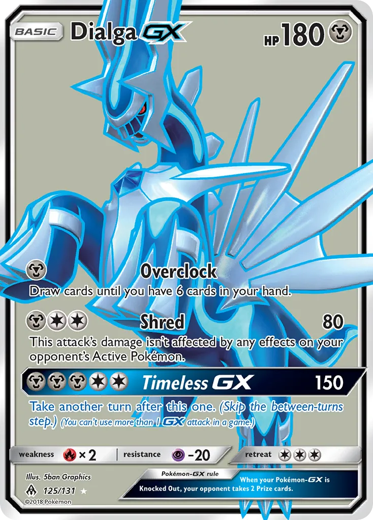 Dialga GX (125/131) [Sun & Moon: Forbidden Light]