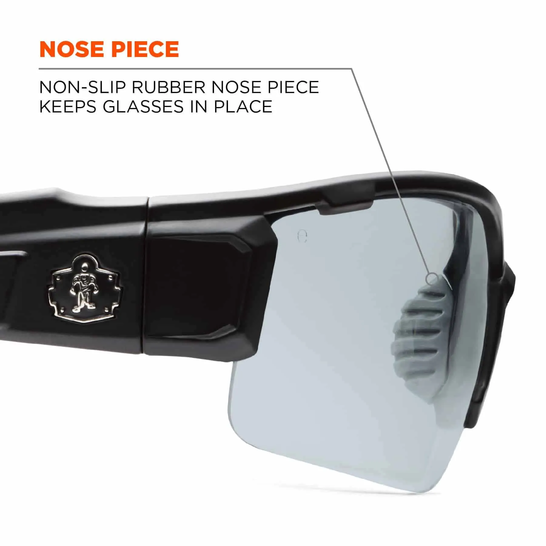 Ergodyne 52480 DAGR In/Outdoor Lens Matte Black Safety Glasses