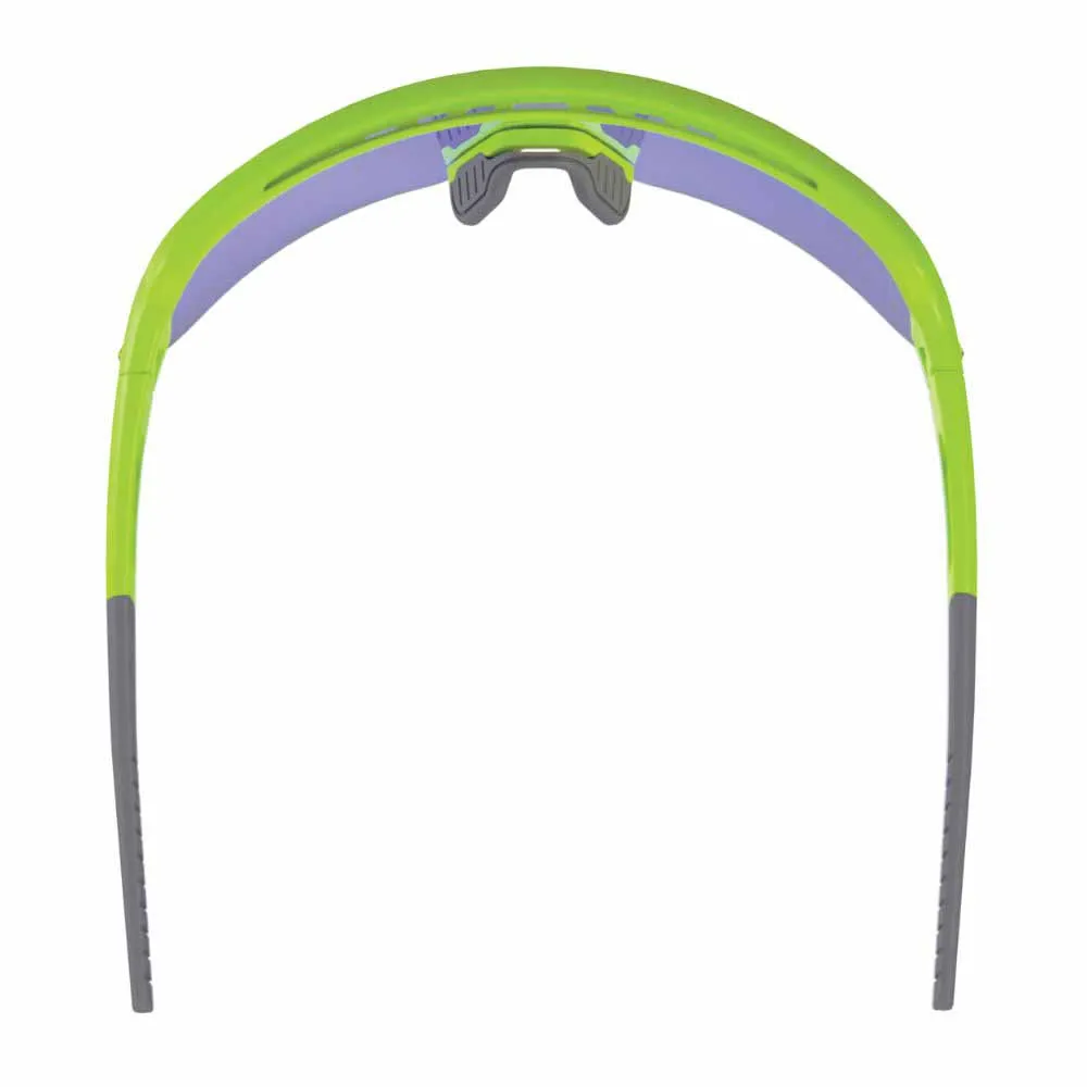 Ergodyne 55018 AEGIR-AFASM Lime Frame Blue Mirror Lens Anti Scratch Anti Fog Safety Glasses