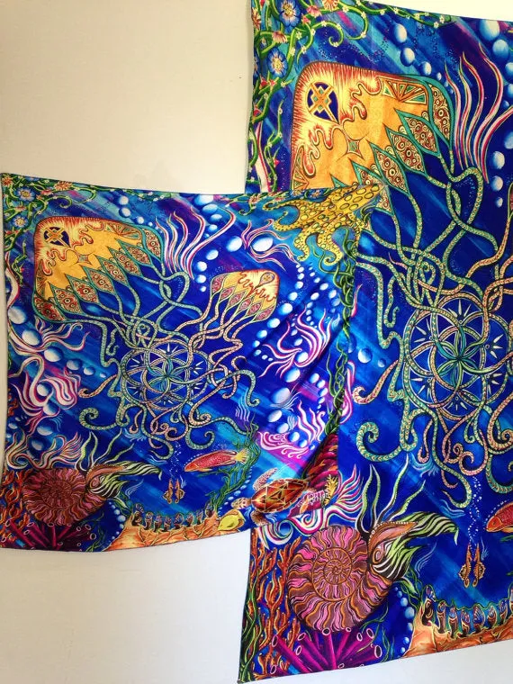 Jellyfishes Garden Tapestry