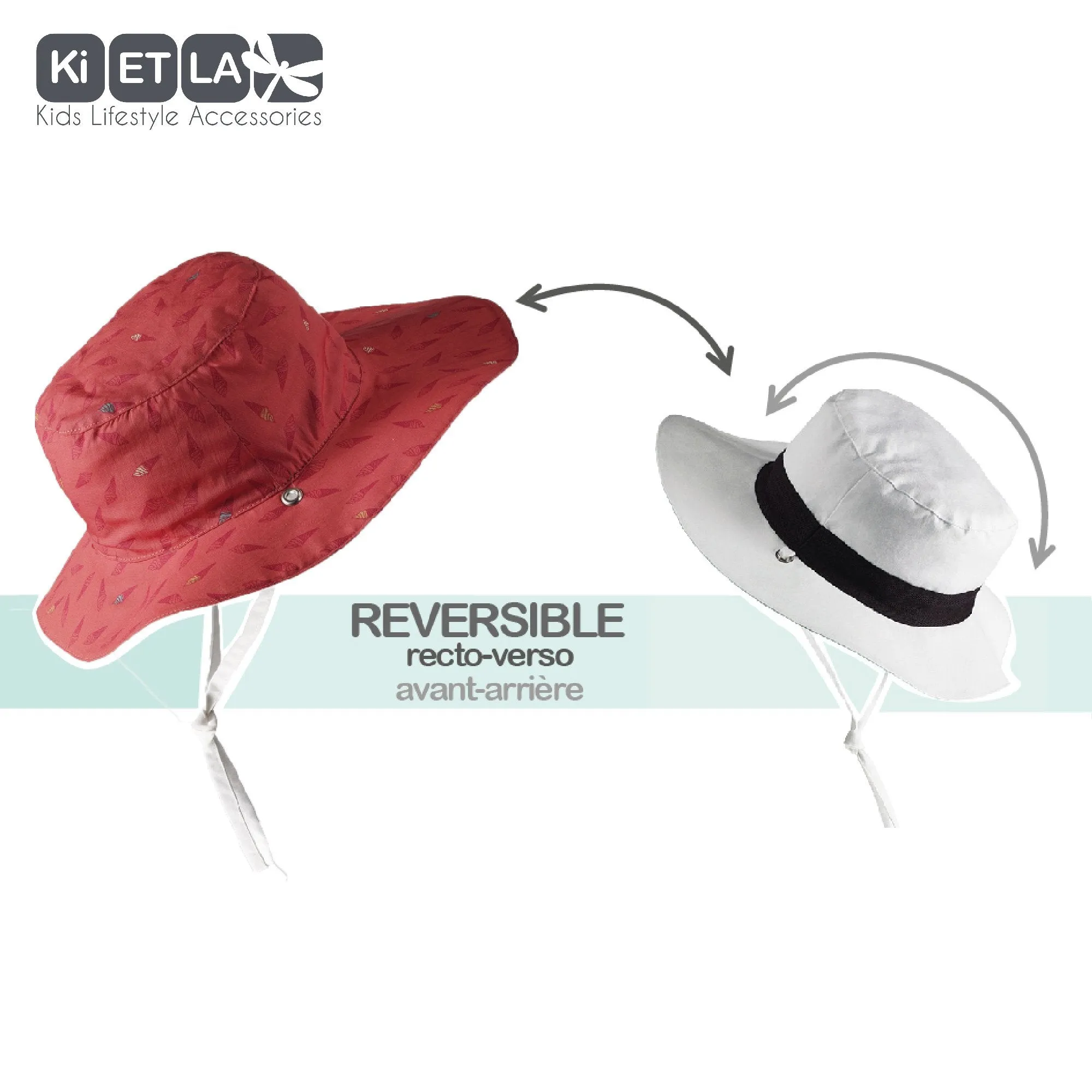 Ki Et La Sun Hat Anti-UV UPF 50  Ice Cream - 5 Sizes!