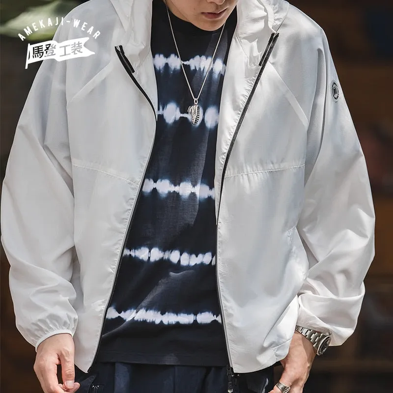 Men's Windproof Sun Protection Hooded Jackets