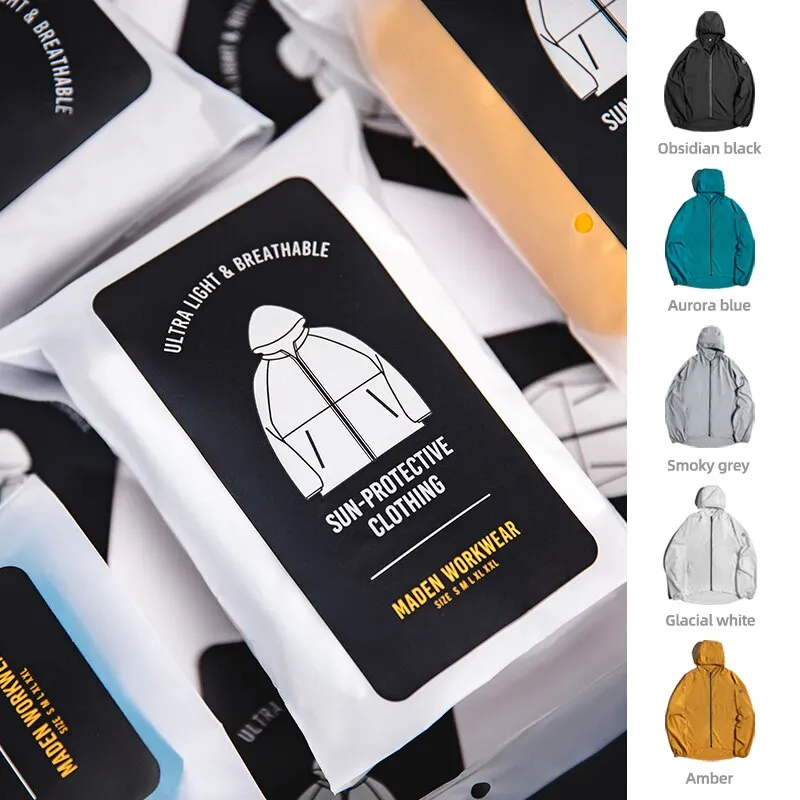 Men's Windproof Sun Protection Hooded Jackets