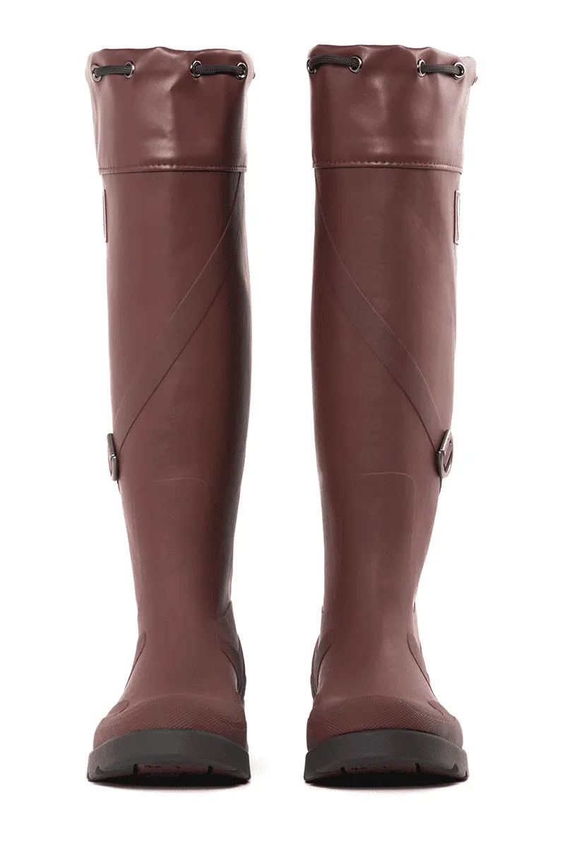 Merlot - All-Weather  Boots - Natural Rubber