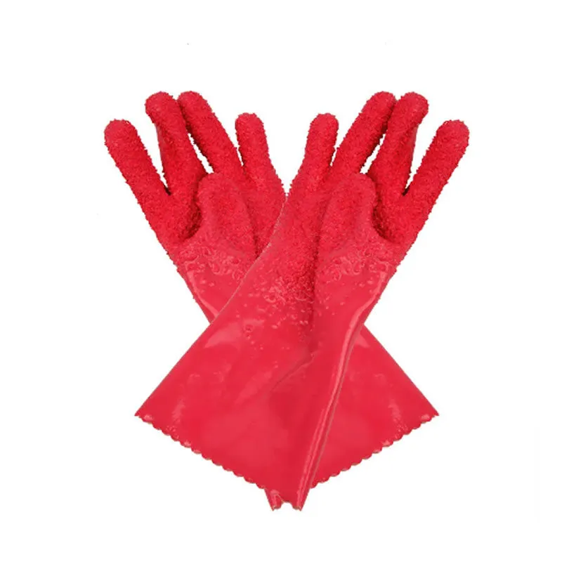 Non-Slip Silicone Kitchen Peeling Gloves