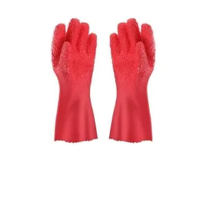 Non-Slip Silicone Kitchen Peeling Gloves