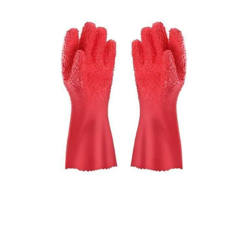 Non-Slip Silicone Kitchen Peeling Gloves