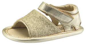 Old Soles Girl's Glam Bub Flexible Rubber First Walker Sandals, Glam Gold