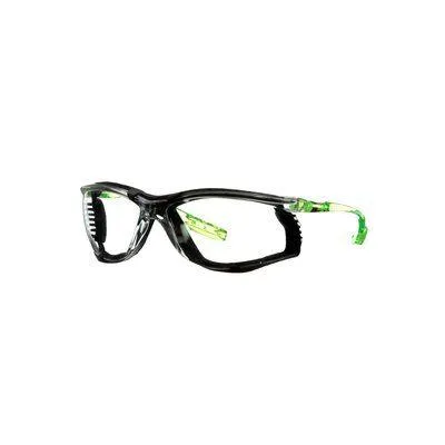 Protective Glasses -3M Solus CCS Series, Clear AF-AS Lens, Scotchgard Anti-Fog Coating, Foam Gasket SCCS01SGAF-GRN-F