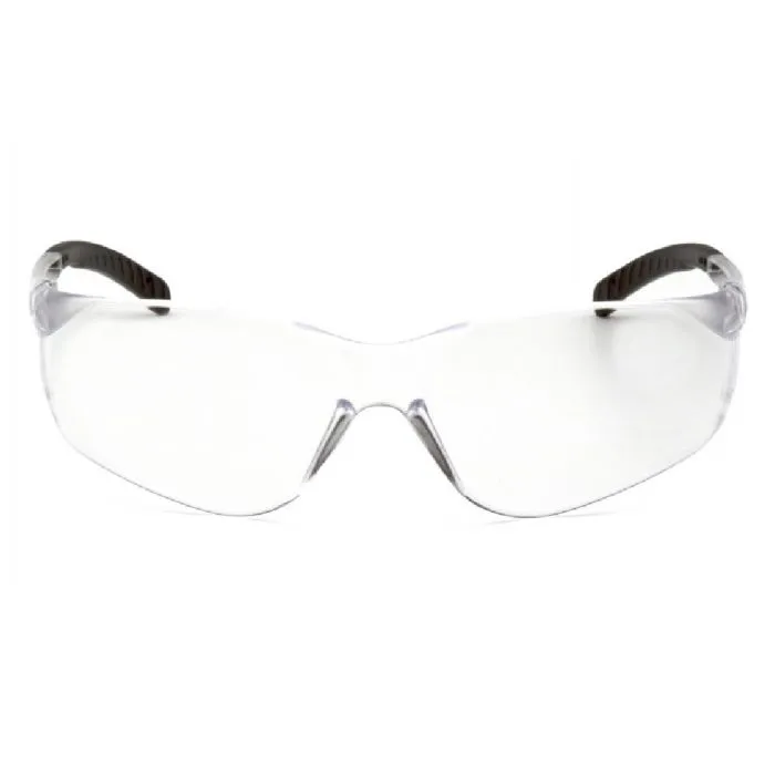 Pyramex Atoka S9110ST Safety Glasses, Clear Anti Fog Lens Clear Temples, One Size, 1 Each