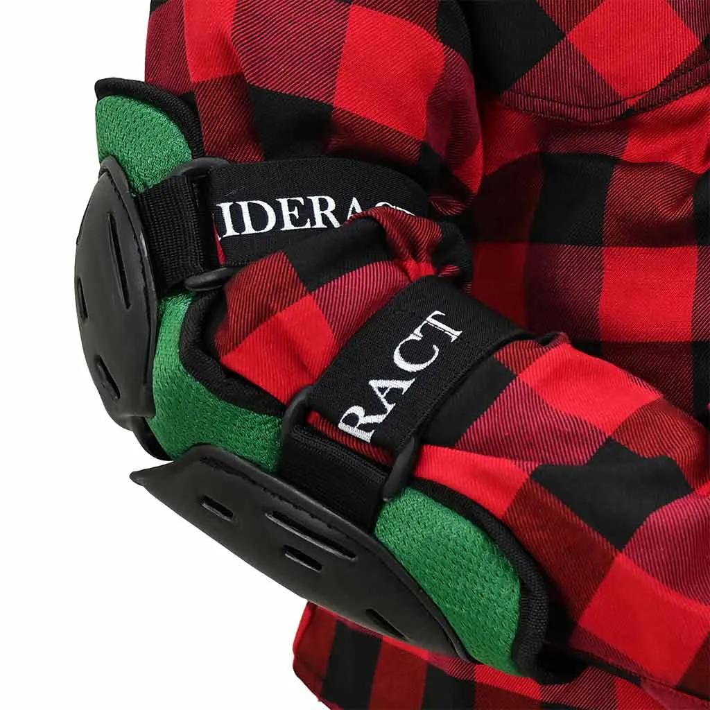 RIDERACT® Adult’s Elbow Protectors SafeMode-v1 Green Motorcycle Armors