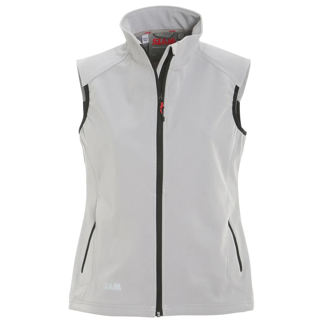 Slam Womens Active Softshell Vest Aluminum