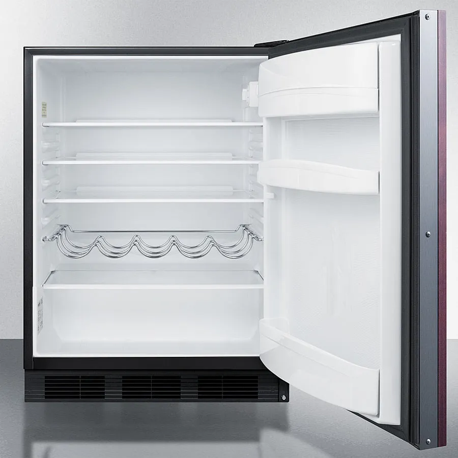 Summit 24" Wide Built-In All-Refrigerator ADA Compliant - AR5BIF