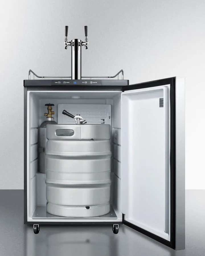 Summit 24" Wide Kegerator - SBC635M7SSHHTWIN
