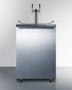 Summit 24" Wide Kegerator - SBC635M7SSHHTWIN