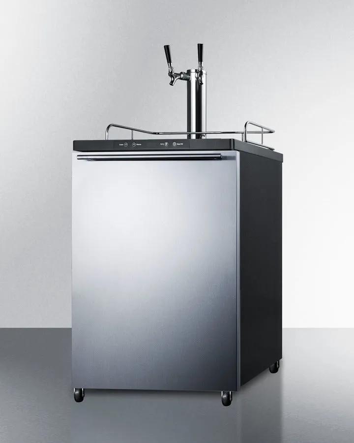 Summit 24" Wide Kegerator - SBC635M7SSHHTWIN