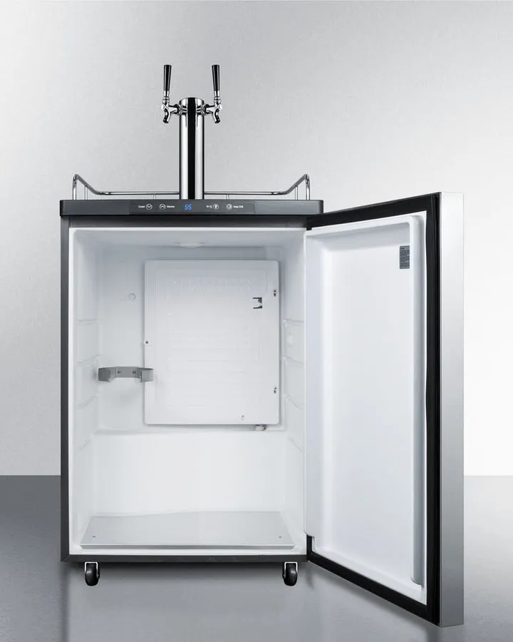 Summit 24" Wide Kegerator - SBC635M7SSHHTWIN