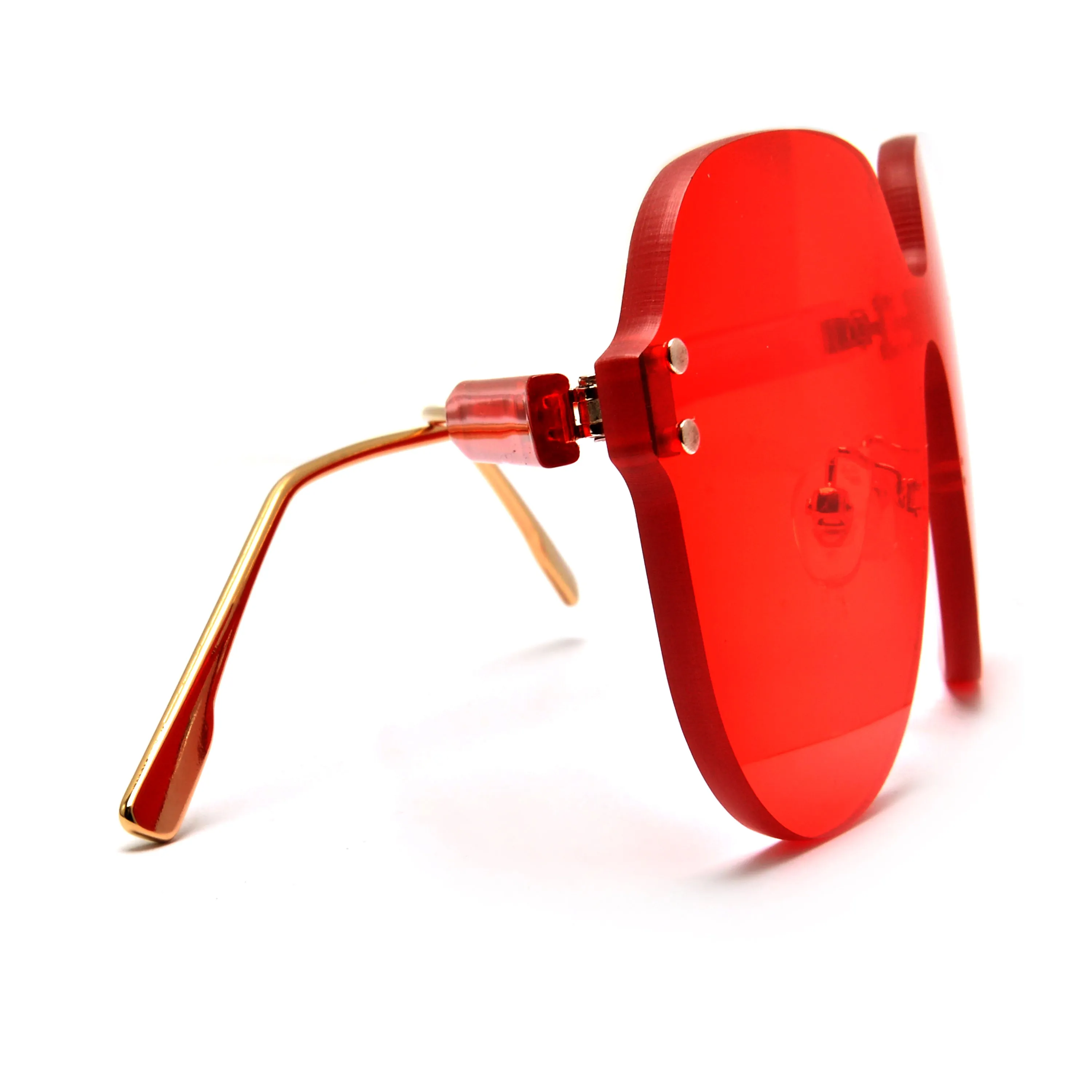Thick Bold Oversize Full Coverage Shields
